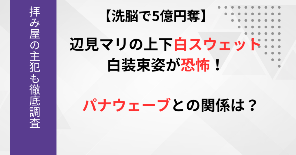 辺見マリの白スウェット記事