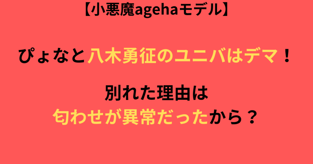 ぴょなと八木勇征のユニバデートの記事